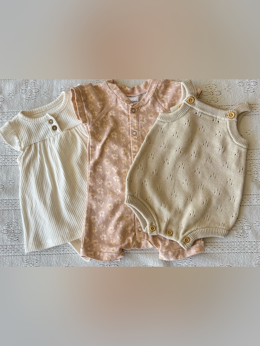 Baby Girl Newborn Bundle | Knit + Boutique Set | Jax and Lennon - Picture 1 of 9